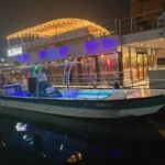 Speed boat fishing