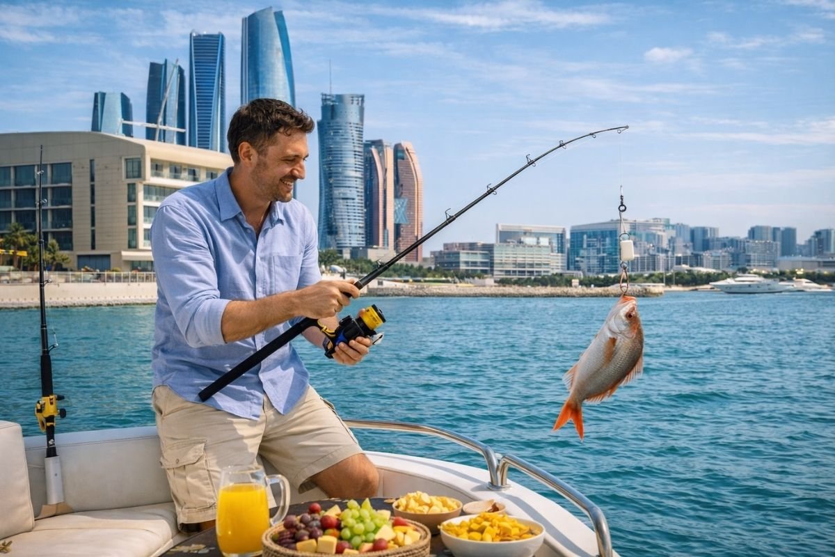 68ft super yacht deep sea fishing Abu Dhabi