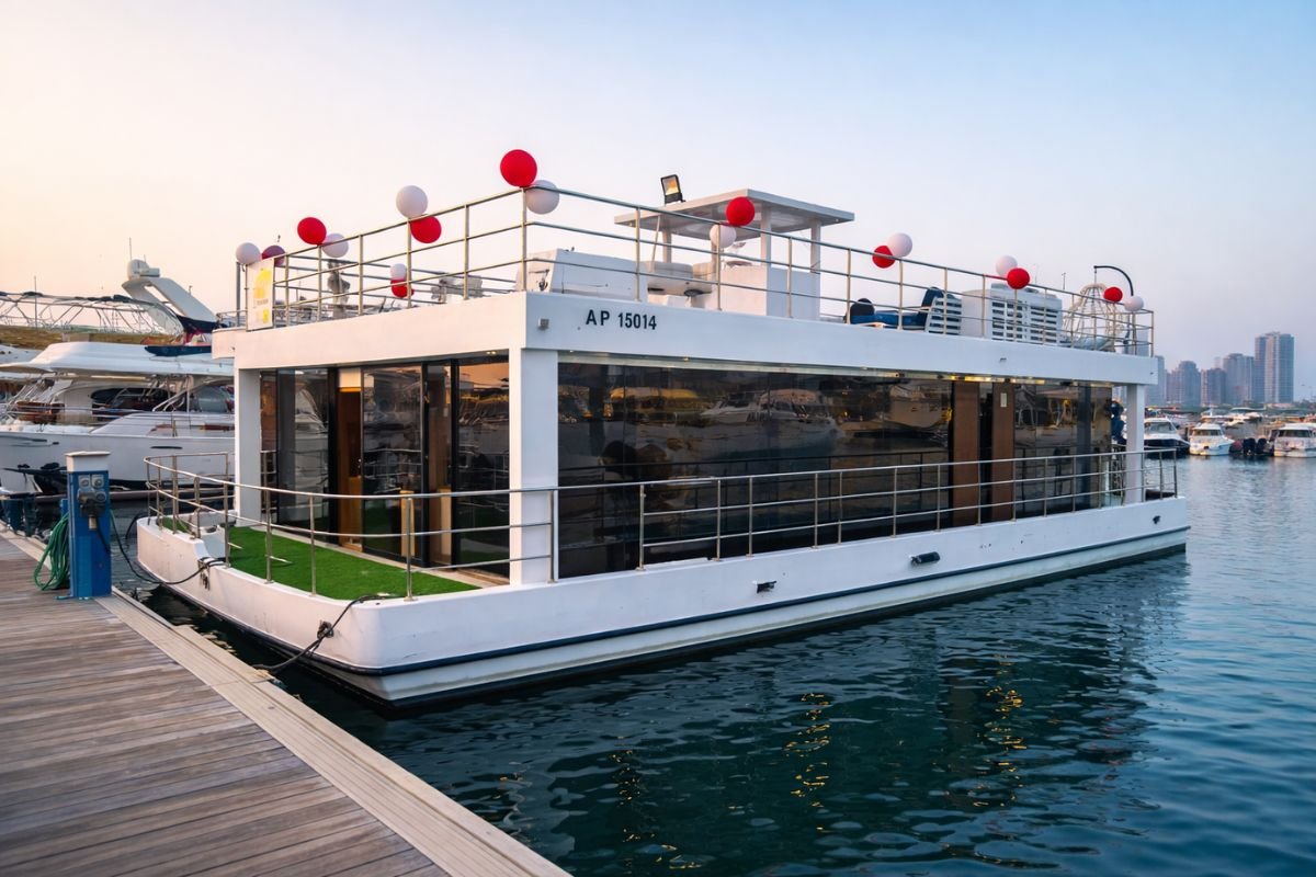 Premium Ramadan boat tour with warm sunset lighting in Morocco