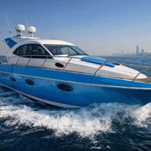 Panda 1 luxury yacht cruising in Abu Dhabi waters