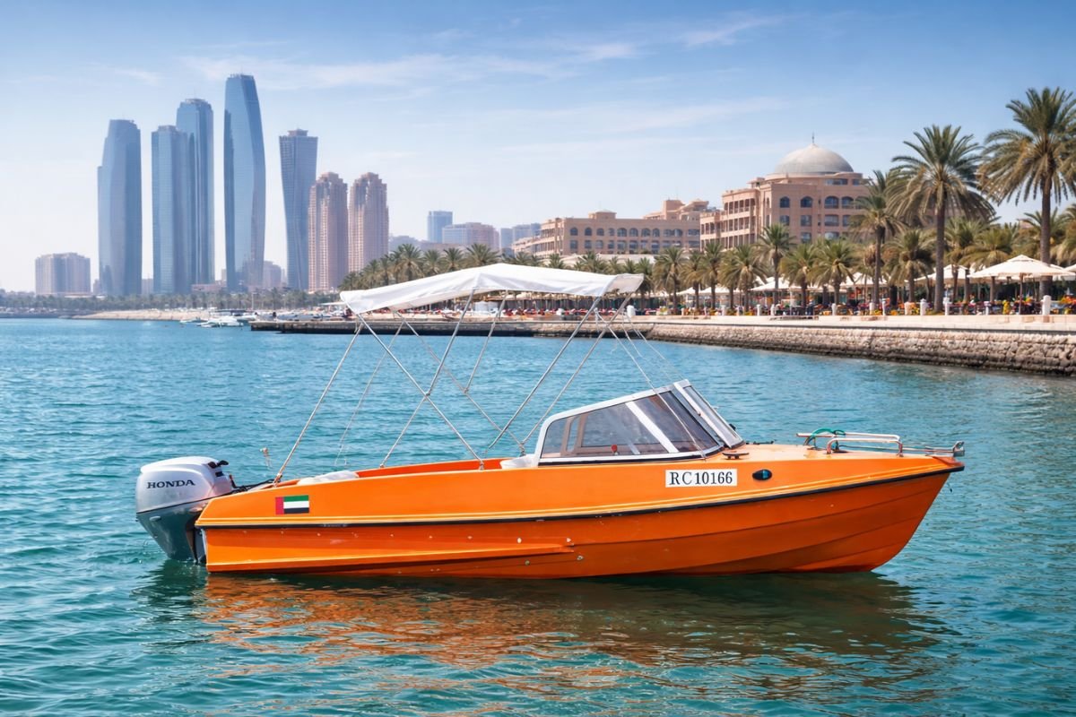 4 person boat rental in Abu Dhabi