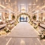 Royal Yacht Wedding Reception at Golden Hour