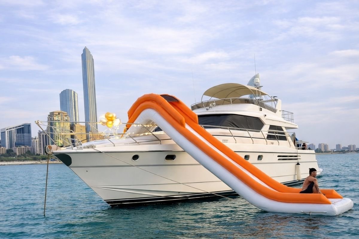 Princess yacht rental in Abu Dhabi for private parties and VIP cruises