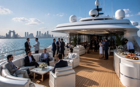 Luxury yacht rental in Abu Dhabi for private cruises and VIP events