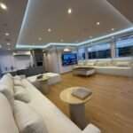 Serenity Haven houseboat – wide salon with LED ceiling, Al Qana, Abu Dhabi