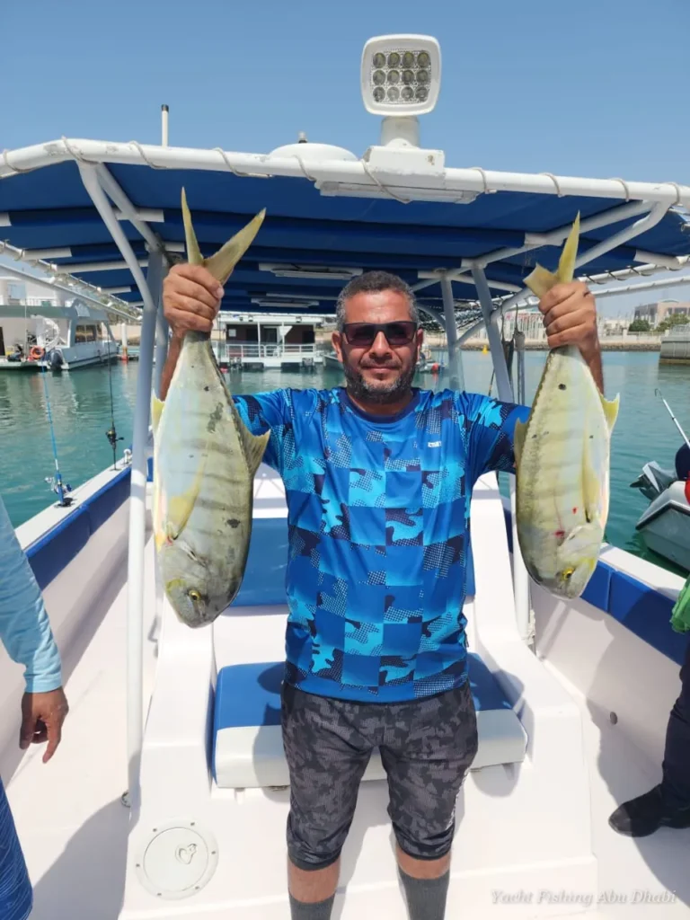 Two trevally caught on Panda 1